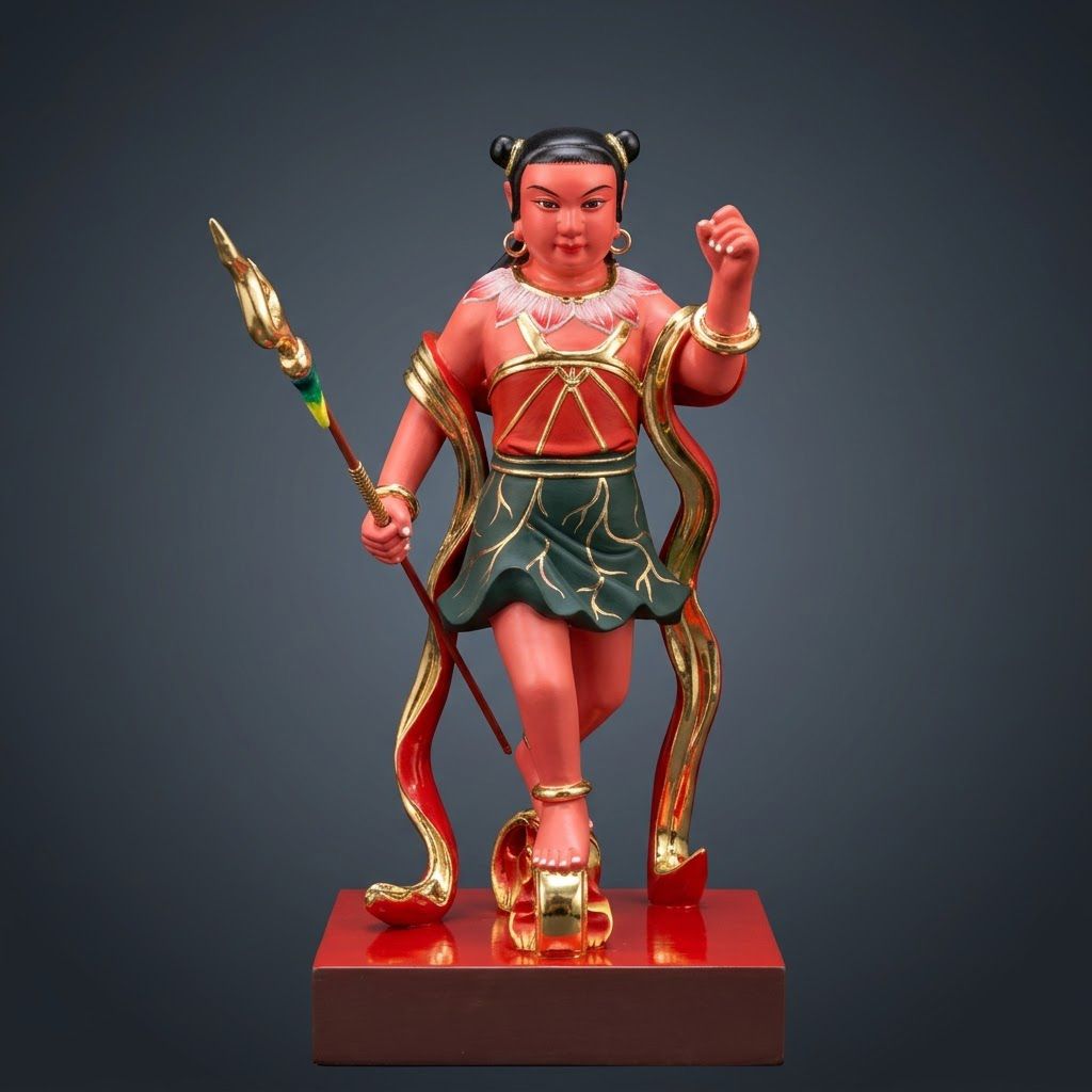 哪吒三太子 神像雕刻